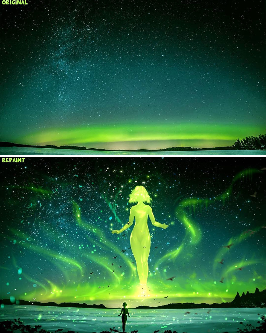 Czech Artist Draws On Top Of People’s Nature Photos, And The Result Looks Otherworldly (84 Pics) Czech Artist Draws On Top Of People’s Nature Photos, And The Result Looks Otherworldly (84 Pics)