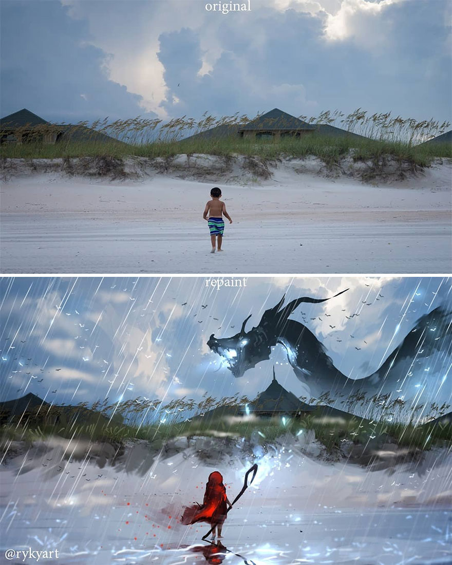 Czech Artist Draws On Top Of People’s Nature Photos, And The Result Looks Otherworldly (84 Pics) Czech Artist Draws On Top Of People’s Nature Photos, And The Result Looks Otherworldly (84 Pics)