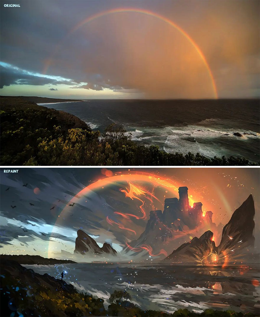 Czech Artist Draws On Top Of People’s Nature Photos, And The Result Looks Otherworldly (84 Pics) Czech Artist Draws On Top Of People’s Nature Photos, And The Result Looks Otherworldly (84 Pics)