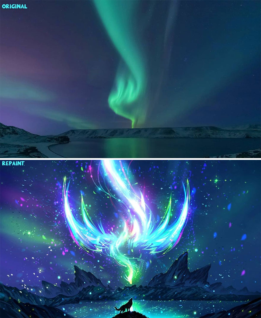 Czech Artist Draws On Top Of People’s Nature Photos, And The Result Looks Otherworldly (84 Pics) Czech Artist Draws On Top Of People’s Nature Photos, And The Result Looks Otherworldly (84 Pics)