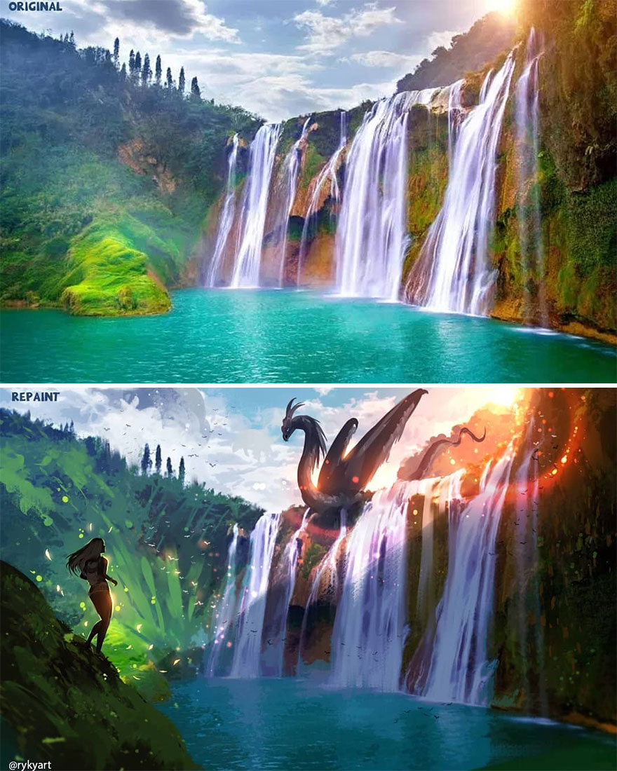 Czech Artist Draws On Top Of People’s Nature Photos, And The Result Looks Otherworldly (84 Pics) Czech Artist Draws On Top Of People’s Nature Photos, And The Result Looks Otherworldly (84 Pics)