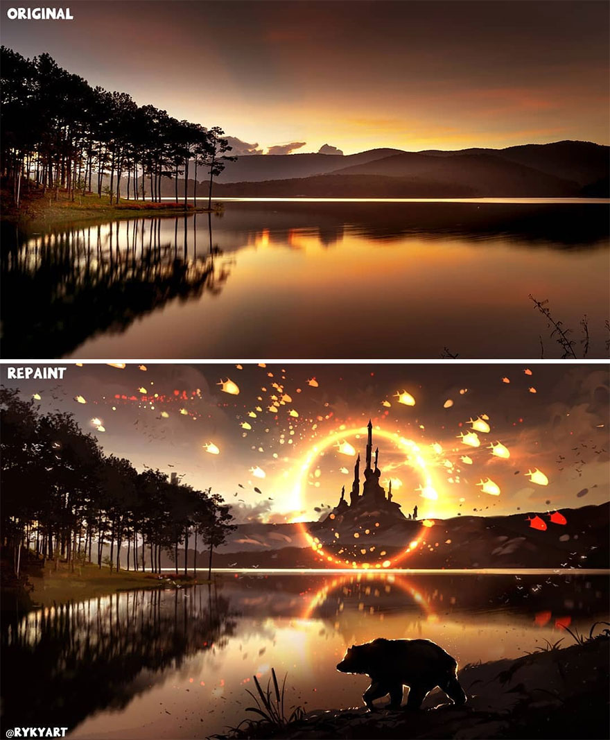 Czech Artist Draws On Top Of People’s Nature Photos, And The Result Looks Otherworldly (84 Pics) Czech Artist Draws On Top Of People’s Nature Photos, And The Result Looks Otherworldly (84 Pics)