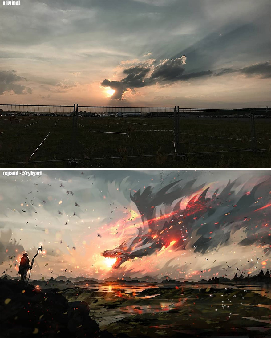 Czech Artist Draws On Top Of People’s Nature Photos, And The Result Looks Otherworldly (84 Pics) Czech Artist Draws On Top Of People’s Nature Photos, And The Result Looks Otherworldly (84 Pics)