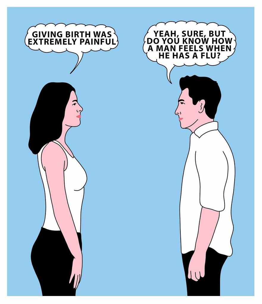 Artist Pokes Fun At Toxic Masculinity, Gender Stereotypes, And More In His 30 Unapologetic Comics (New Pics) Artist Pokes Fun At Toxic Masculinity, Gender Stereotypes, And More In His 30 Unapologetic Comics (New Pics)