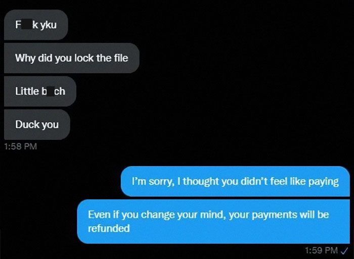 Client Doesn’t “Feel Like Paying” Editor For The Work, They Have A Perfect Clapback Client Doesn’t “Feel Like Paying” Editor For The Work, They Have A Perfect Clapback
