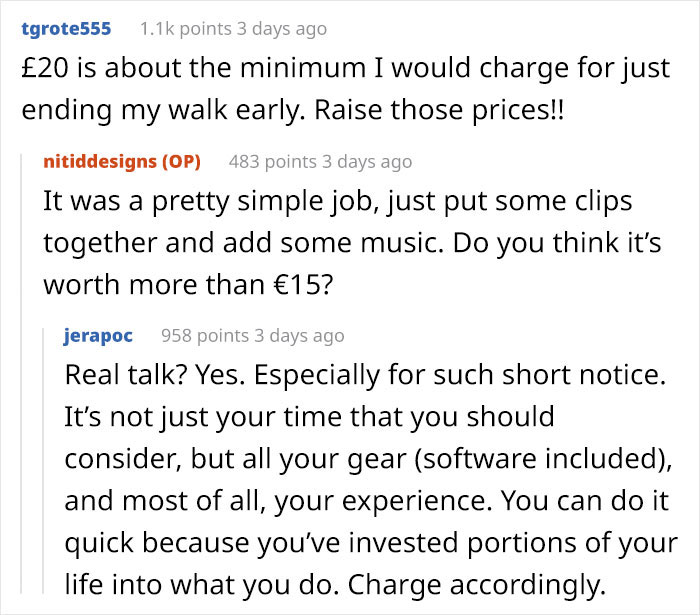 Client Doesn’t “Feel Like Paying” Editor For The Work, They Have A Perfect Clapback Client Doesn’t “Feel Like Paying” Editor For The Work, They Have A Perfect Clapback