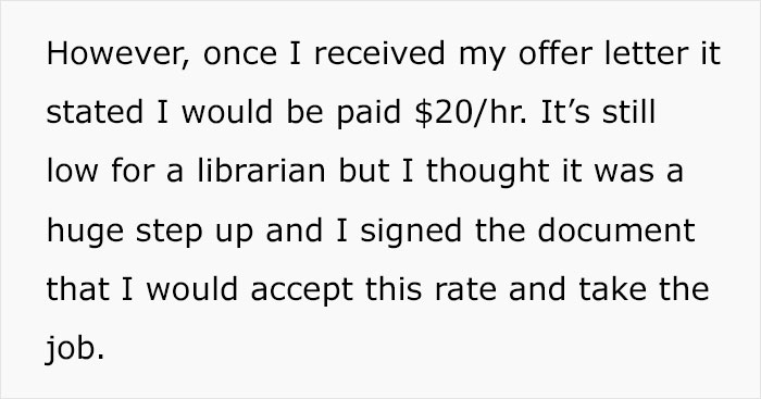 Person With Master’s Degree Gets A Job Paying $20/Hr But When The Paycheck Comes And It’s Only Half, The Employer Says The Agreement Has A Typo Person With Master’s Degree Gets A Job Paying $20/Hr But When The Paycheck Comes And It’s Only Half, The Employer Says The Agreement Has A Typo
