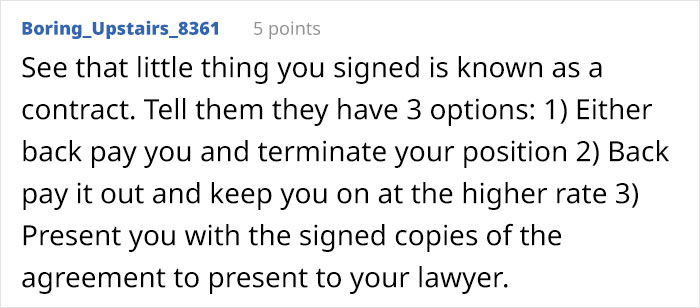 Person With Master’s Degree Gets A Job Paying $20/Hr But When The Paycheck Comes And It’s Only Half, The Employer Says The Agreement Has A Typo Person With Master’s Degree Gets A Job Paying $20/Hr But When The Paycheck Comes And It’s Only Half, The Employer Says The Agreement Has A Typo