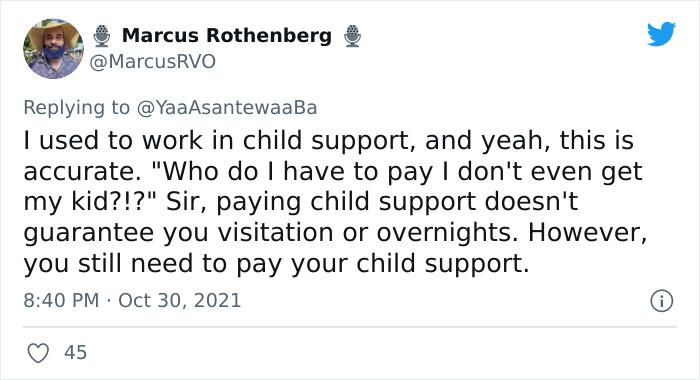 Educational Professional Shares Her Insights About Why Some Men Don’t Want To Pay Child Support And Many People On Twitter Believe It Makes Sense Educational Professional Shares Her Insights About Why Some Men Don’t Want To Pay Child Support And Many People On Twitter Believe It Makes Sense