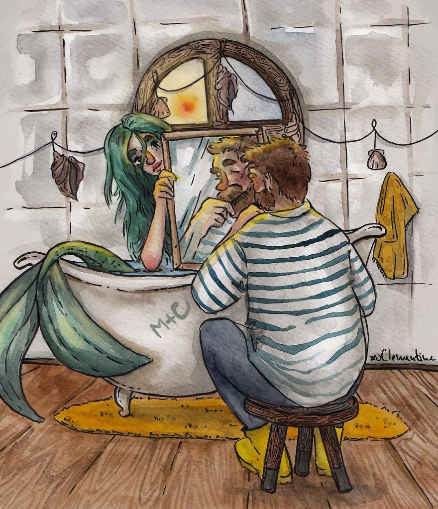 I Left My Job To Be A Full-Time Illustrator, Here Are 30 Cute Moments I Created With Watercolor And Ink I Left My Job To Be A Full-Time Illustrator, Here Are 30 Cute Moments I Created With Watercolor And Ink