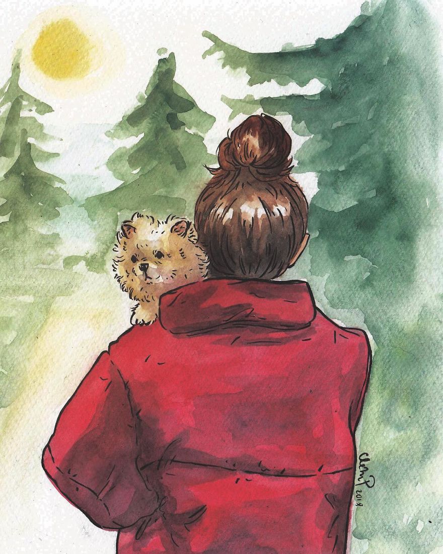 I Left My Job To Be A Full-Time Illustrator, Here Are 30 Cute Moments I Created With Watercolor And Ink I Left My Job To Be A Full-Time Illustrator, Here Are 30 Cute Moments I Created With Watercolor And Ink