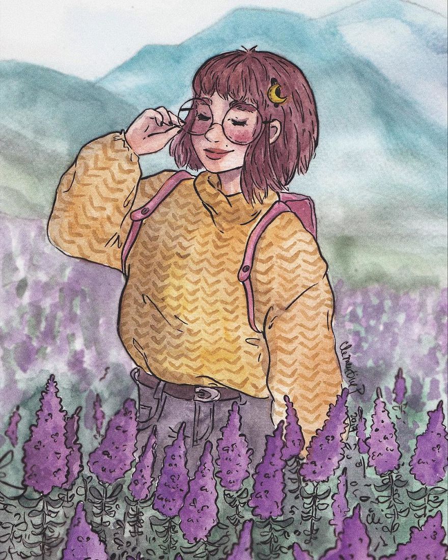 I Left My Job To Be A Full-Time Illustrator, Here Are 30 Cute Moments I Created With Watercolor And Ink I Left My Job To Be A Full-Time Illustrator, Here Are 30 Cute Moments I Created With Watercolor And Ink