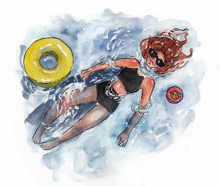 I Left My Job To Be A Full-Time Illustrator, Here Are 30 Cute Moments I Created With Watercolor And Ink I Left My Job To Be A Full-Time Illustrator, Here Are 30 Cute Moments I Created With Watercolor And Ink