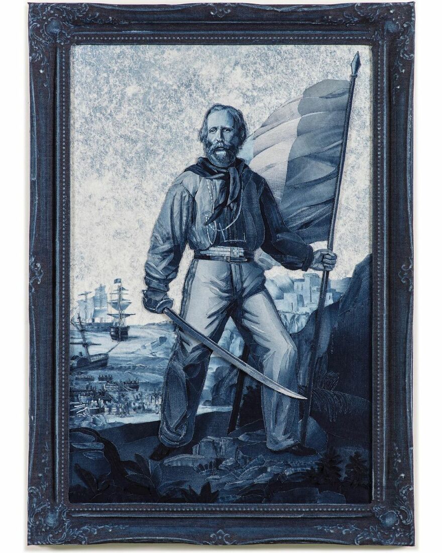 15 Denim Portraits Of Celebrities And Famous Personalities By Ian Berry 15 Denim Portraits Of Celebrities And Famous Personalities By Ian Berry