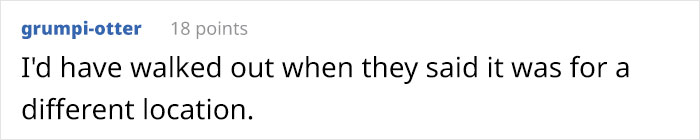 Prospective Employee Came To A Job Interview Just To Find Out The Company Lied About The Job Location And Salary In The Listing Prospective Employee Came To A Job Interview Just To Find Out The Company Lied About The Job Location And Salary In The Listing