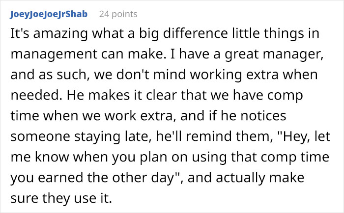 After Not Receiving Loyalty From The Company, Employee Starts Leaving Work Right On The Dot, Maliciously Complying With The Manager’s Views After Not Receiving Loyalty From The Company, Employee Starts Leaving Work Right On The Dot, Maliciously Complying With The Manager’s Views