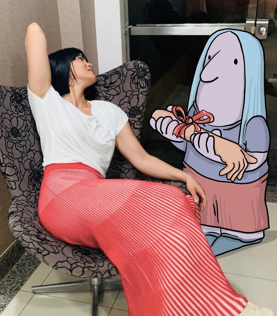 Illustrator Adds Funny Cartoons To Strangers’ Instagram Photos (30 New Pics) Illustrator Adds Funny Cartoons To Strangers’ Instagram Photos (30 New Pics)