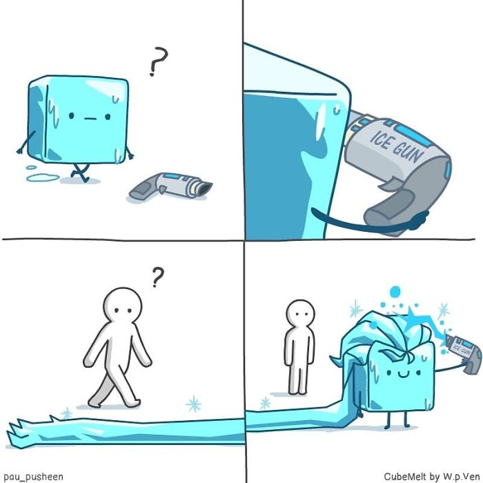 30 Comics About The Daily Struggles Of An Ice Cube By This Artist 30 Comics About The Daily Struggles Of An Ice Cube By This Artist