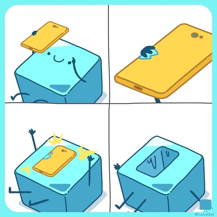 30 Comics About The Daily Struggles Of An Ice Cube By This Artist 30 Comics About The Daily Struggles Of An Ice Cube By This Artist