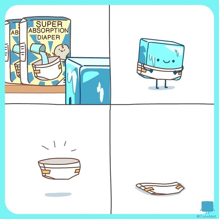 30 Comics About The Daily Struggles Of An Ice Cube By This Artist 30 Comics About The Daily Struggles Of An Ice Cube By This Artist