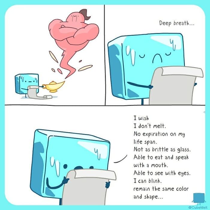 30 Comics About The Daily Struggles Of An Ice Cube By This Artist 30 Comics About The Daily Struggles Of An Ice Cube By This Artist