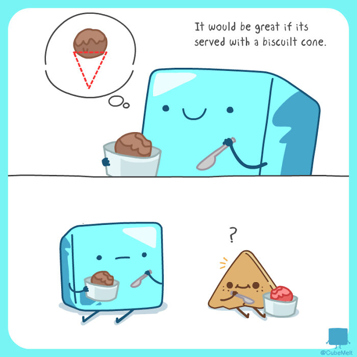 30 Comics About The Daily Struggles Of An Ice Cube By This Artist 30 Comics About The Daily Struggles Of An Ice Cube By This Artist