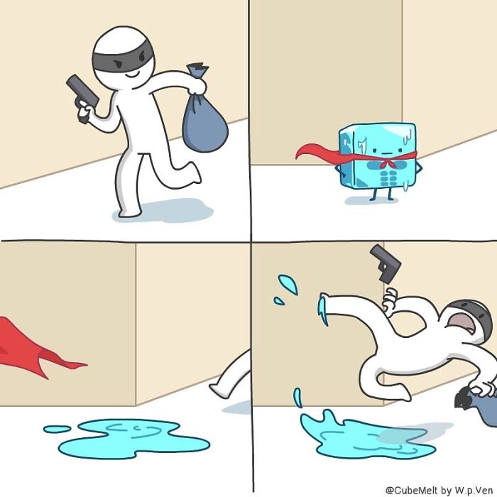 30 Comics About The Daily Struggles Of An Ice Cube By This Artist 30 Comics About The Daily Struggles Of An Ice Cube By This Artist