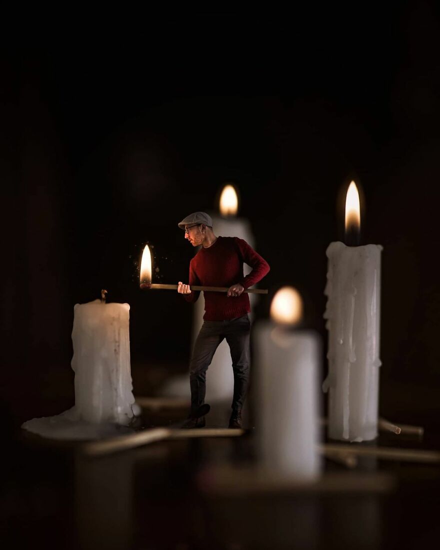 This Canadian Photographer Creates Amazing Miniature Images Of Himself (58 Pics) This Canadian Photographer Creates Amazing Miniature Images Of Himself (58 Pics)