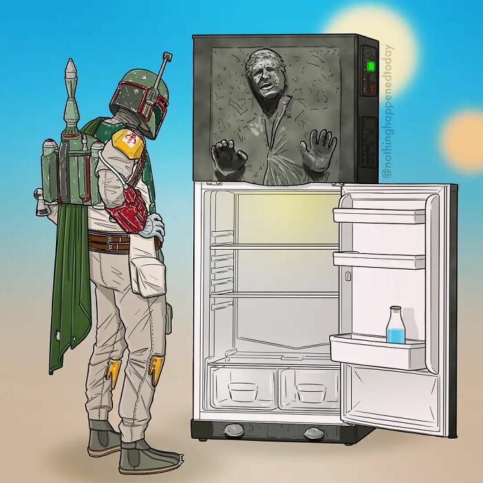 Artist Shows The Simple Lives Of Famous Characters When No One’s Looking (30 New Pics) Artist Shows The Simple Lives Of Famous Characters When No One’s Looking (30 New Pics)