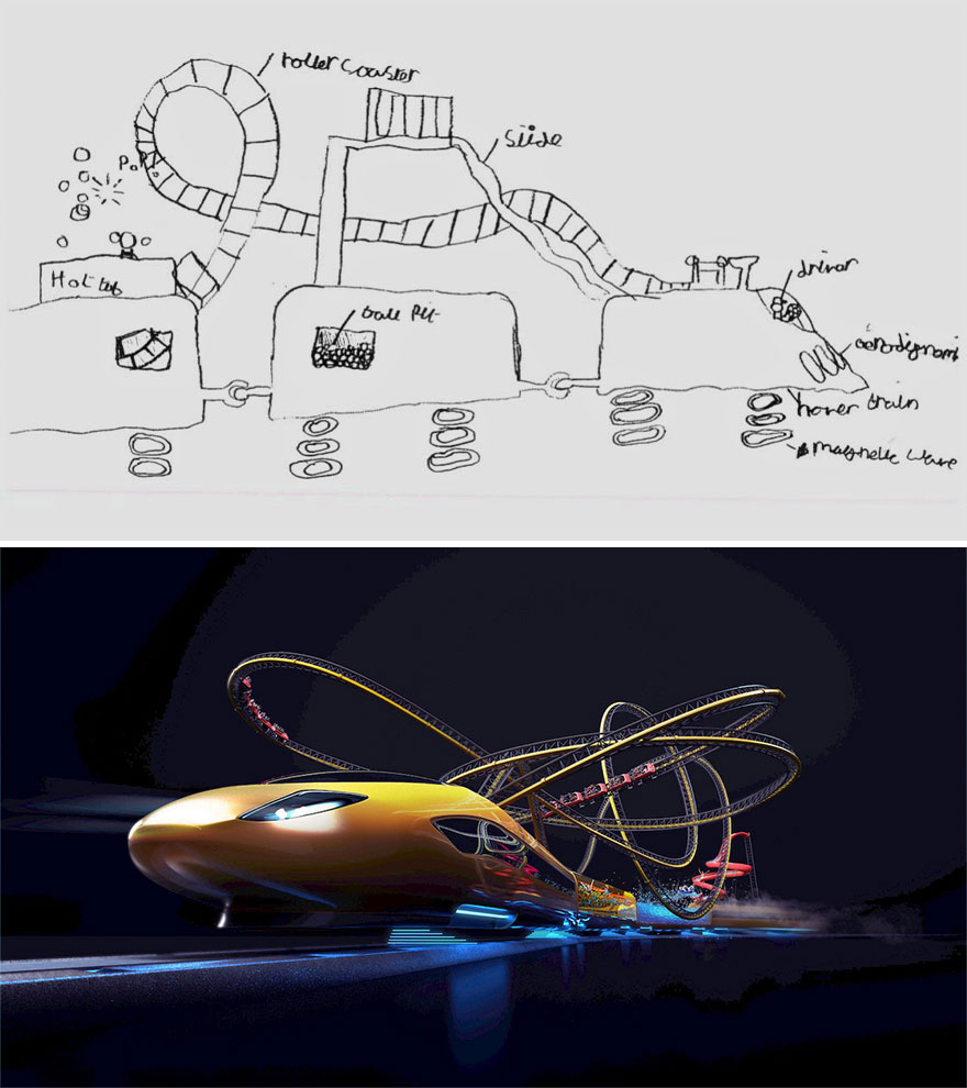 Our Company Asked Kids To Draw Their Dream Trains And Turned Them Into Realistic Designs (8 Pics) Our Company Asked Kids To Draw Their Dream Trains And Turned Them Into Realistic Designs (8 Pics)