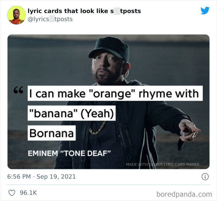 30 Hilariously Absurd Lyrics Shared On This Twitter That Collects Lyrics &lsquo;You&rsquo;d Never Believe Are Real&rsquo; (New Pics)