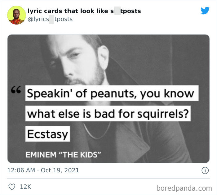 30 Hilariously Absurd Lyrics Shared On This Twitter That Collects Lyrics &lsquo;You&rsquo;d Never Believe Are Real&rsquo; (New Pics)