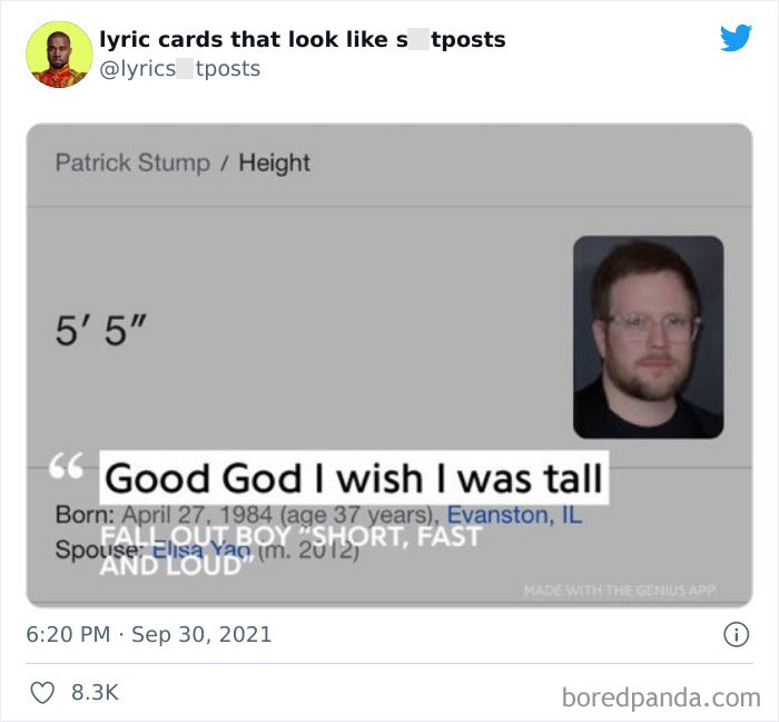 30 Hilariously Absurd Lyrics Shared On This Twitter That Collects Lyrics &lsquo;You&rsquo;d Never Believe Are Real&rsquo; (New Pics)