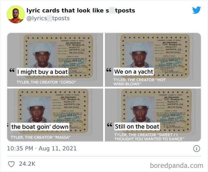 30 Hilariously Absurd Lyrics Shared On This Twitter That Collects Lyrics &lsquo;You&rsquo;d Never Believe Are Real&rsquo; (New Pics)