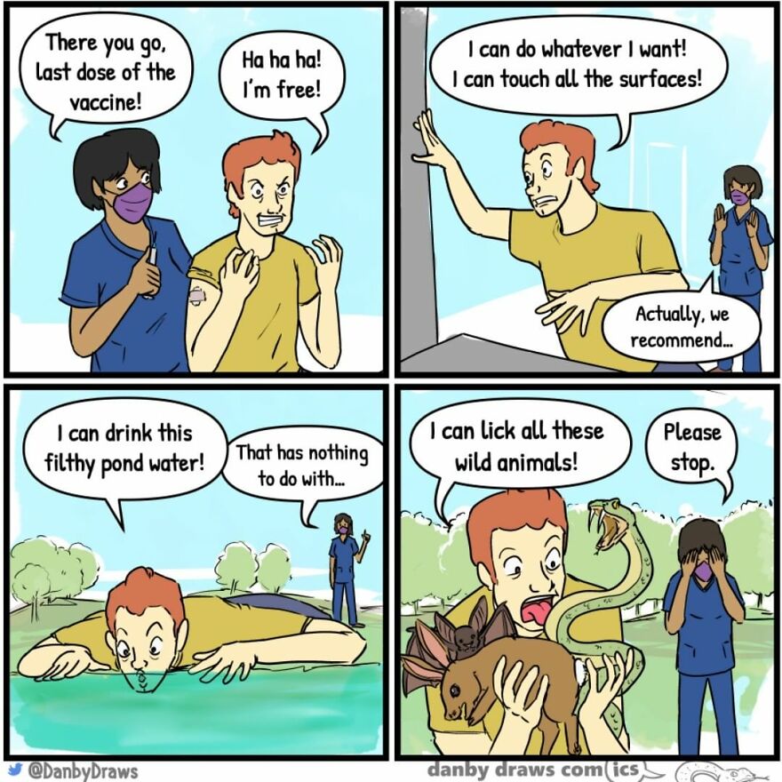 35 Silly Comics Full Of Random Twists By “Danby Draws” 35 Silly Comics Full Of Random Twists By “Danby Draws”