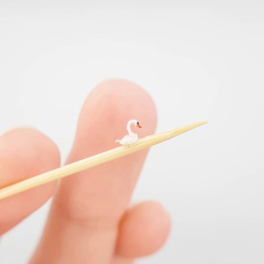 This Artist Started Micro Crocheting As An Experiment, And Now She Creates Tiny Animals And Plants Using Needle And Thread (70 Pics) This Artist Started Micro Crocheting As An Experiment, And Now She Creates Tiny Animals And Plants Using Needle And Thread (70 Pics)