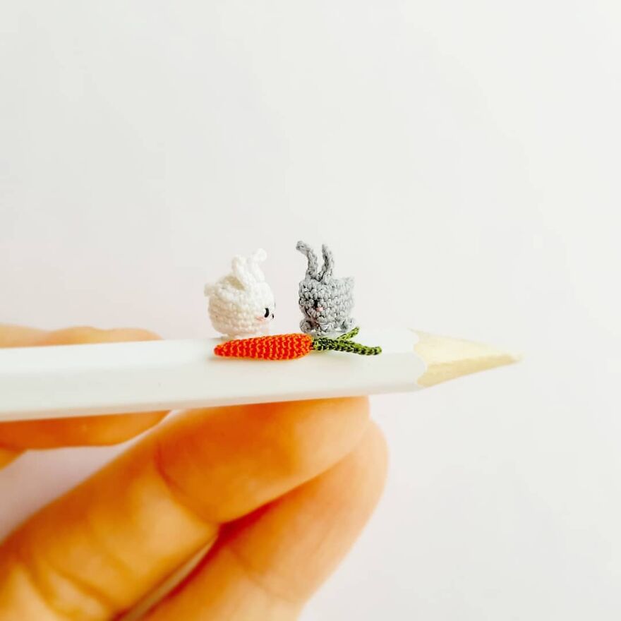This Artist Started Micro Crocheting As An Experiment, And Now She Creates Tiny Animals And Plants Using Needle And Thread (70 Pics) This Artist Started Micro Crocheting As An Experiment, And Now She Creates Tiny Animals And Plants Using Needle And Thread (70 Pics)