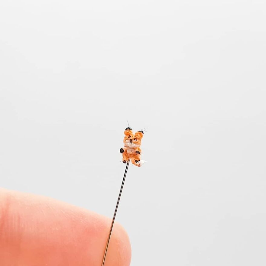 This Artist Started Micro Crocheting As An Experiment, And Now She Creates Tiny Animals And Plants Using Needle And Thread (70 Pics) This Artist Started Micro Crocheting As An Experiment, And Now She Creates Tiny Animals And Plants Using Needle And Thread (70 Pics)