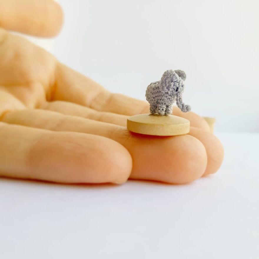This Artist Started Micro Crocheting As An Experiment, And Now She Creates Tiny Animals And Plants Using Needle And Thread (70 Pics) This Artist Started Micro Crocheting As An Experiment, And Now She Creates Tiny Animals And Plants Using Needle And Thread (70 Pics)