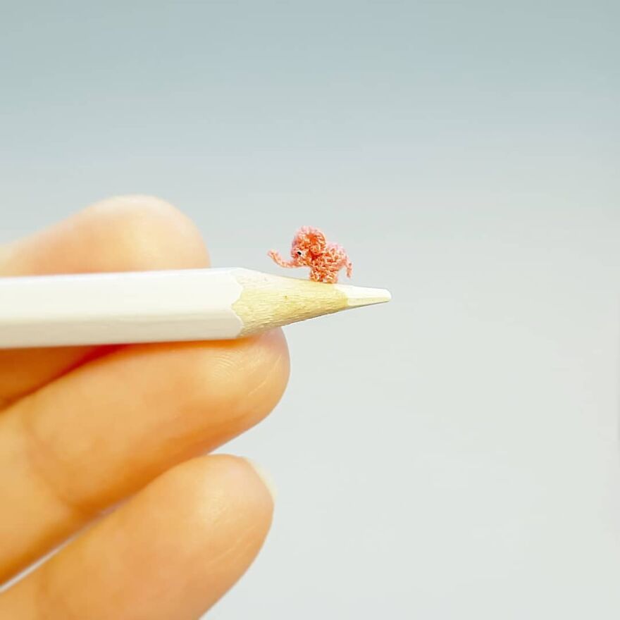 This Artist Started Micro Crocheting As An Experiment, And Now She Creates Tiny Animals And Plants Using Needle And Thread (70 Pics) This Artist Started Micro Crocheting As An Experiment, And Now She Creates Tiny Animals And Plants Using Needle And Thread (70 Pics)