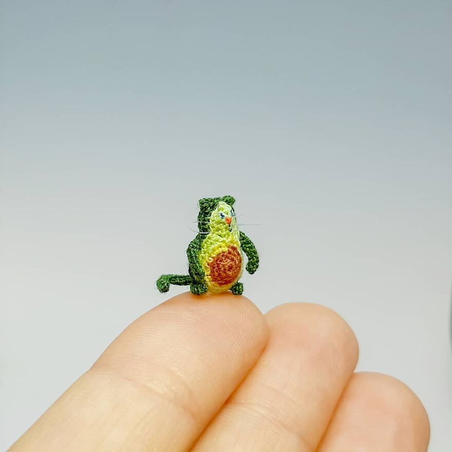 This Artist Started Micro Crocheting As An Experiment, And Now She Creates Tiny Animals And Plants Using Needle And Thread (70 Pics) This Artist Started Micro Crocheting As An Experiment, And Now She Creates Tiny Animals And Plants Using Needle And Thread (70 Pics)