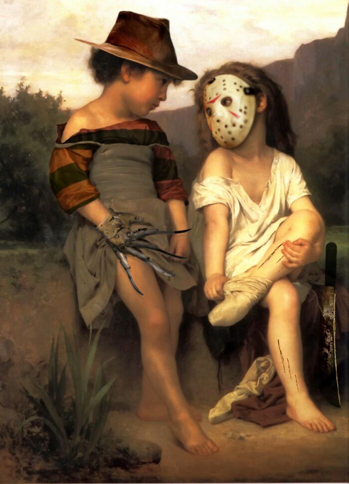 In Honor Of Halloween, Artists From DesignCrowd Combine Classical Paintings With Halloween Pop Culture (30 Pics) In Honor Of Halloween, Artists From DesignCrowd Combine Classical Paintings With Halloween Pop Culture (30 Pics)