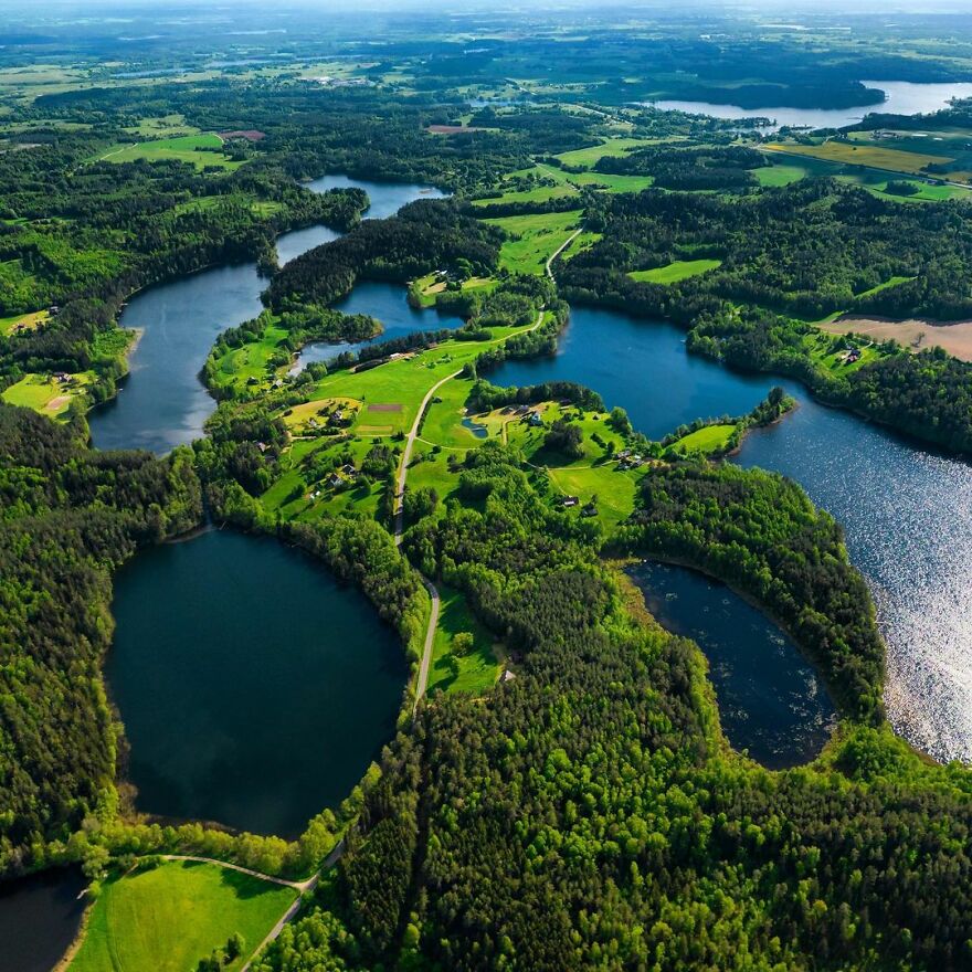 Let Me Show You The Beautiful Views Of Lithuania From A Bird&#8217;s-Eye View (100 Pics)