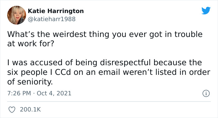 People Are Sharing How They Got In Trouble At Work For The Weirdest Things (30 Tweets) People Are Sharing How They Got In Trouble At Work For The Weirdest Things (30 Tweets)