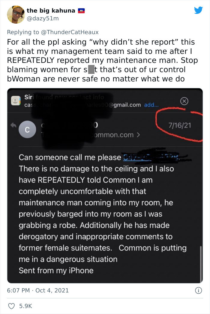 “I Miss You”: Maintenance Man Tries To Break Into Woman’s Apartment, And Their Text Exchange Is Truly Terrifying “I Miss You”: Maintenance Man Tries To Break Into Woman’s Apartment, And Their Text Exchange Is Truly Terrifying