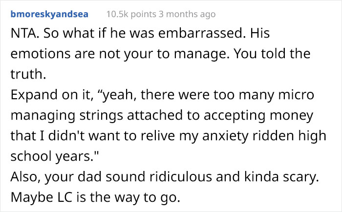 Father Embarrassed After His Kid “Announces” To The Whole Family That They’ve Been Paying Their Own College Tuition Themselves