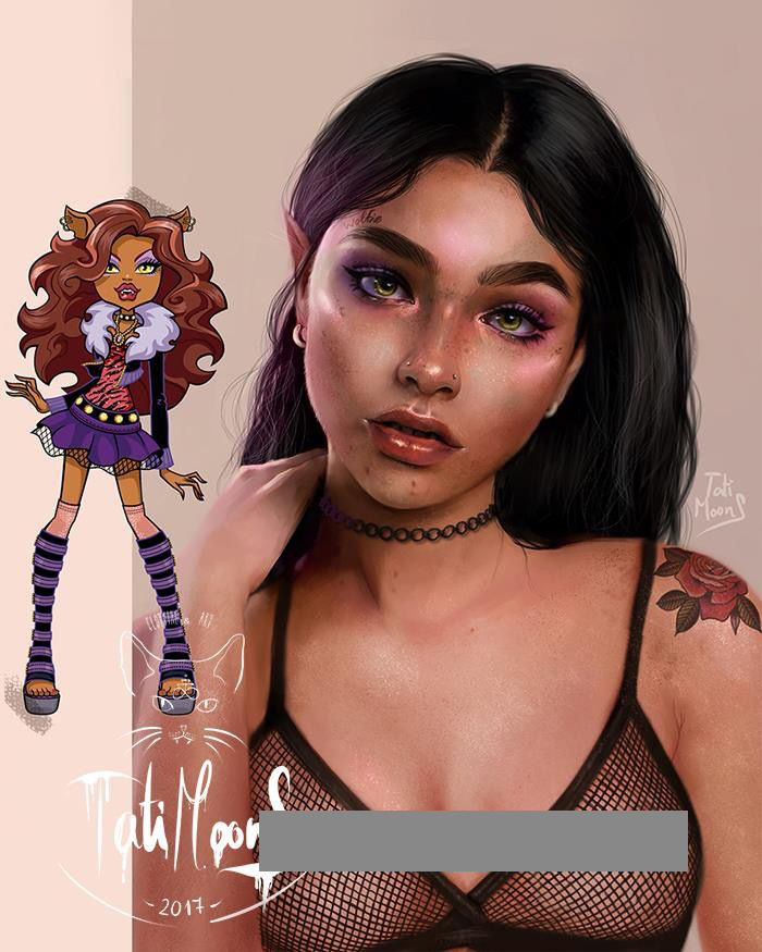 Famous Cartoon Characters Look Like Modern-Day Grown-Ups In 14 Illustrations By Tati MoonS (New Pics) Famous Cartoon Characters Look Like Modern-Day Grown-Ups In 14 Illustrations By Tati MoonS (New Pics)