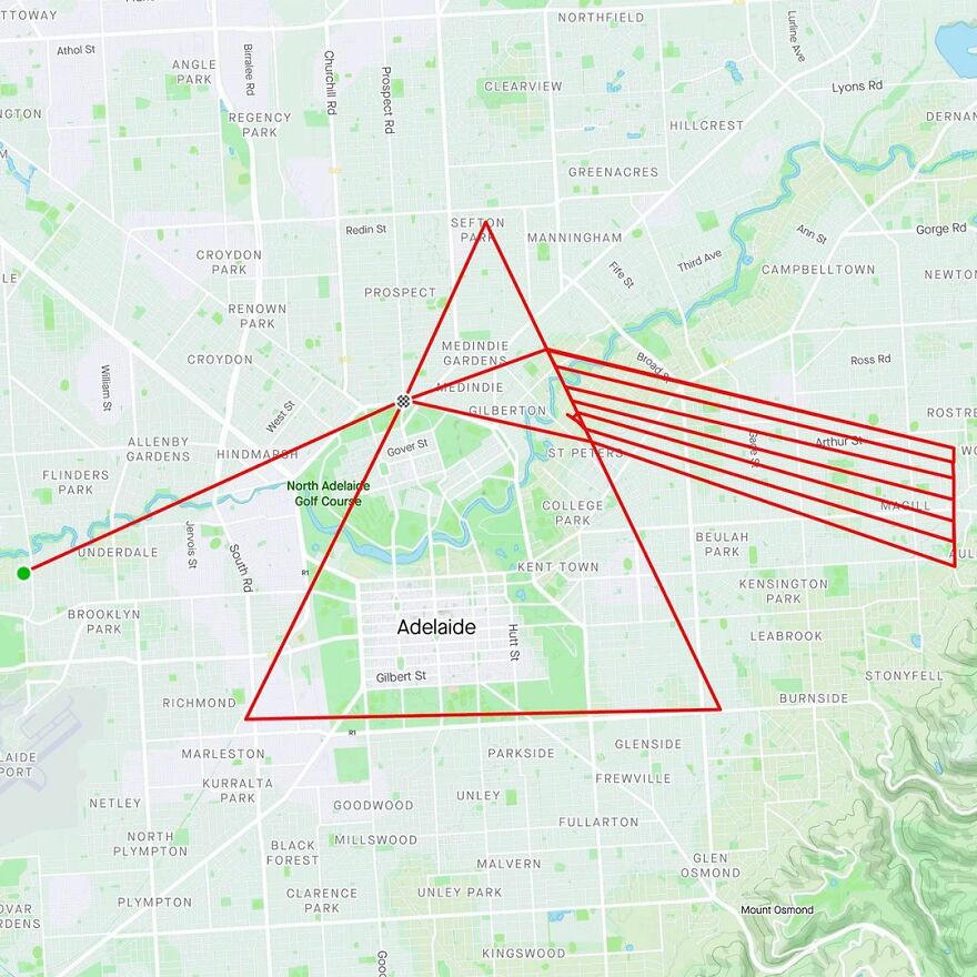 Gary Cordery Collects People&#8217;s Drawings Made On A Map By Walking, Running, Cycling, Or Driving (94 Pics)