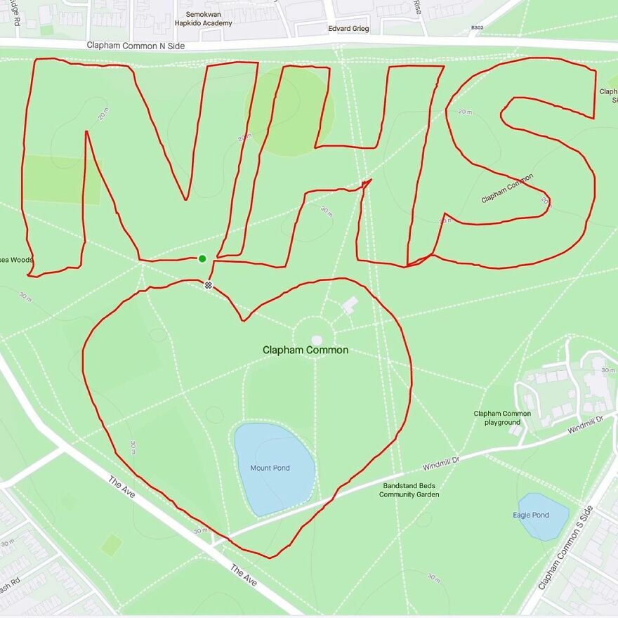 Gary Cordery Collects People&#8217;s Drawings Made On A Map By Walking, Running, Cycling, Or Driving (94 Pics)