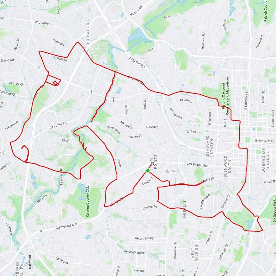 Gary Cordery Collects People&#8217;s Drawings Made On A Map By Walking, Running, Cycling, Or Driving (94 Pics)